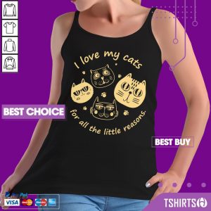 I Love My Cat For All The Little Reasons Tank Top