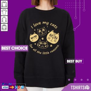 I Love My Cat For All The Little Reasons Sweatshirt