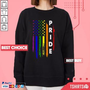 America Flag Pride LGBT 4th Of July Independence Day Sweatshirt