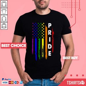 America Flag Pride LGBT 4th Of July Independence Day Shirt