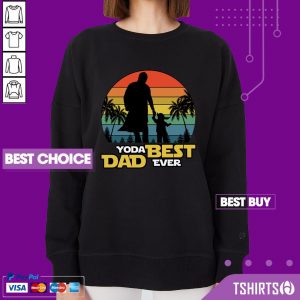Yoda Best Dad Ever Vintage Sweatshirt