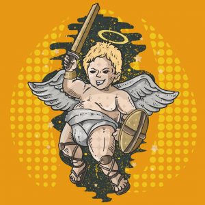 Valentine's Guardian Angel t-shirt