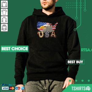 Eagle USA 4th Of July American Flag Hoodie