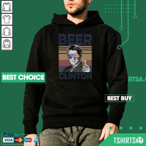 Premium Bill Clinton Drink Beer The 4th Of July Vintage Hoodie