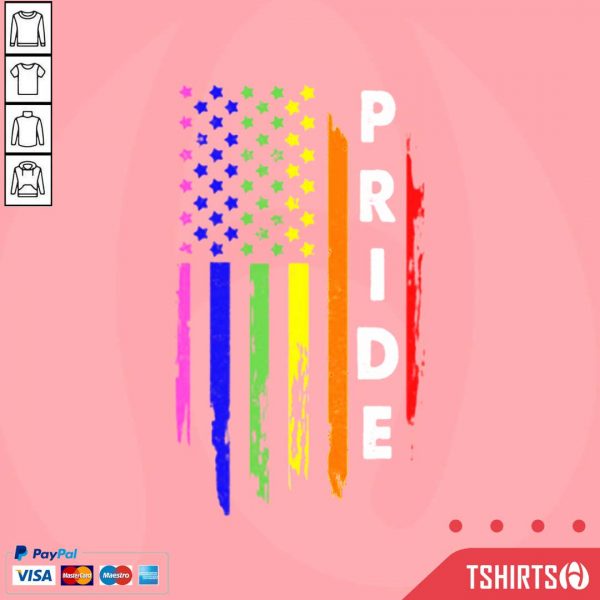America Flag Pride LGBT 4th Of July Independence Day Shirt