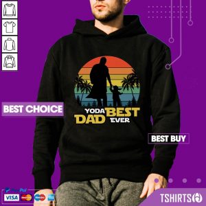 Yoda Best Dad Ever Vintage Hoodie