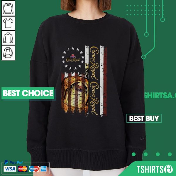 Crown Royal American Flag 4th Of July Sweatshirt