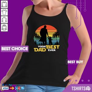 Yoda Best Dad Ever Vintage Tank Top
