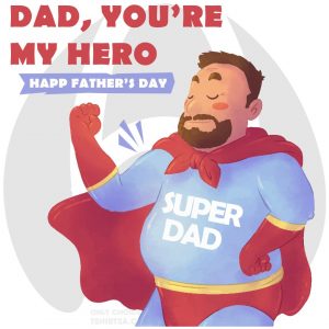 Super Hero Father's Day Shirt