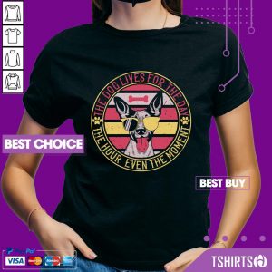 The Dog Lives For The Day The Hour Even The Moment Vintage V-neck