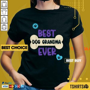 Best Dog Grandma Ever Mothers Day V-neck