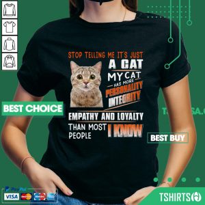 A Cat Personality Integrity Empathy And Loyalty V-neck