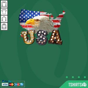 Eagle USA 4th Of July American Flag