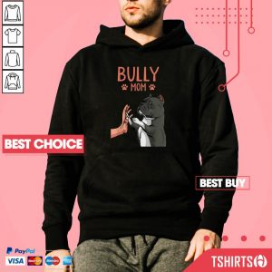 American Bully Mom Cute Dog Mama Funny Women Hoodie
