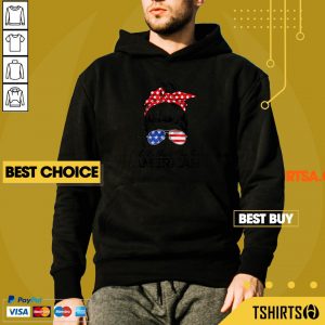 Id Rather Be American Flag 4th Of July Mothers Day Hoodie