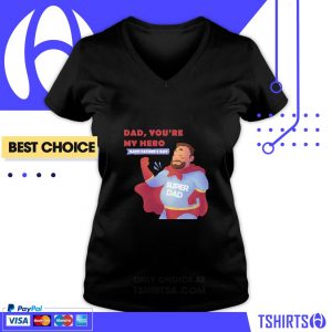 Super Hero Father's Day V Neck