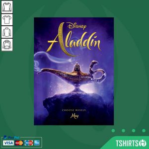 Official Disney Aladdin Live Action Release Date Poster Shirt