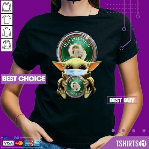 Baby Yoda Mask Old Dominion Freight Line Coronavirus V Neck