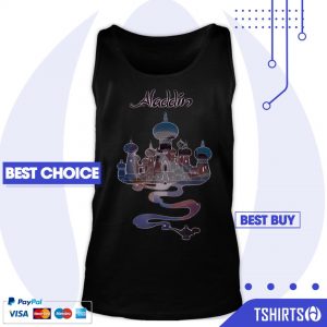 Official Disney Aladdin Genie Lamp Agrabah Fill Poster Tank Top