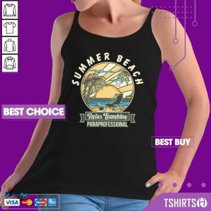Paraprofessional Summer Beach Relax Sunshine Tank Top