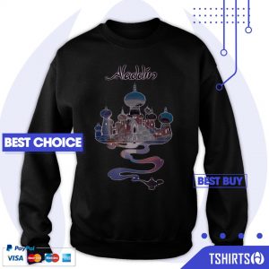 Official Disney Aladdin Genie Lamp Agrabah Fill Poster Sweatshirt