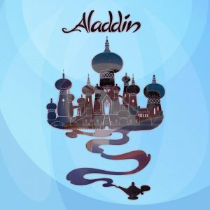 Official Disney Aladdin Genie Lamp Agrabah Fill Poster