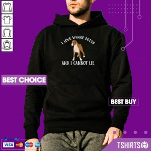 I Love Wiggle Butts And I Cannot Lie German Boxer Dog Owner Hoodie