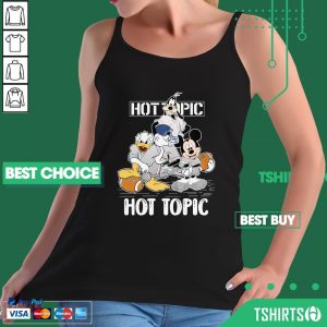 Goofy Donald Duck And Mickey Mouse Football Player Hot Topic Tank Top