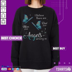 Angels Among Us Butterfly Memorial Personalized sweatshirt