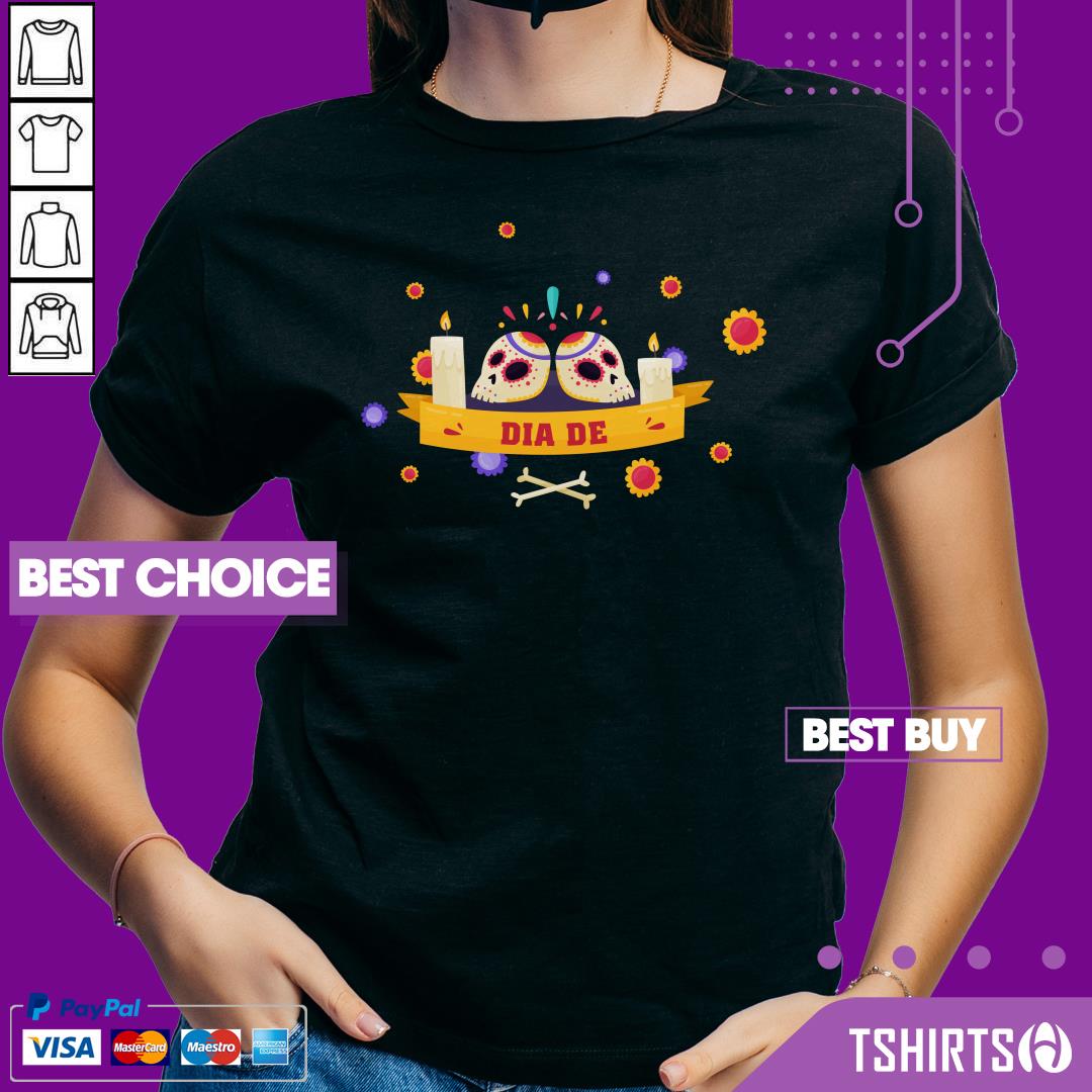 sugar-skull-dia-de-muertos-happy-mexico-holiday-shirt-v-neck