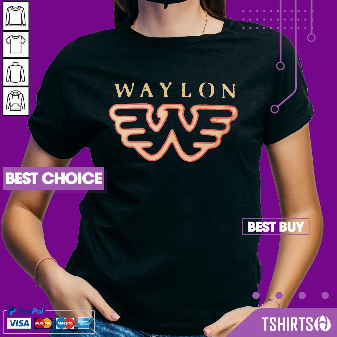 Waylon Jennings Flying W Symbol Shirt Waylon Jennings Flying W Symbol V-neck
