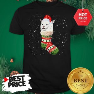 Cat Ugly Christmas Cat In Stocking Ugly Christmas Kids Shirt
