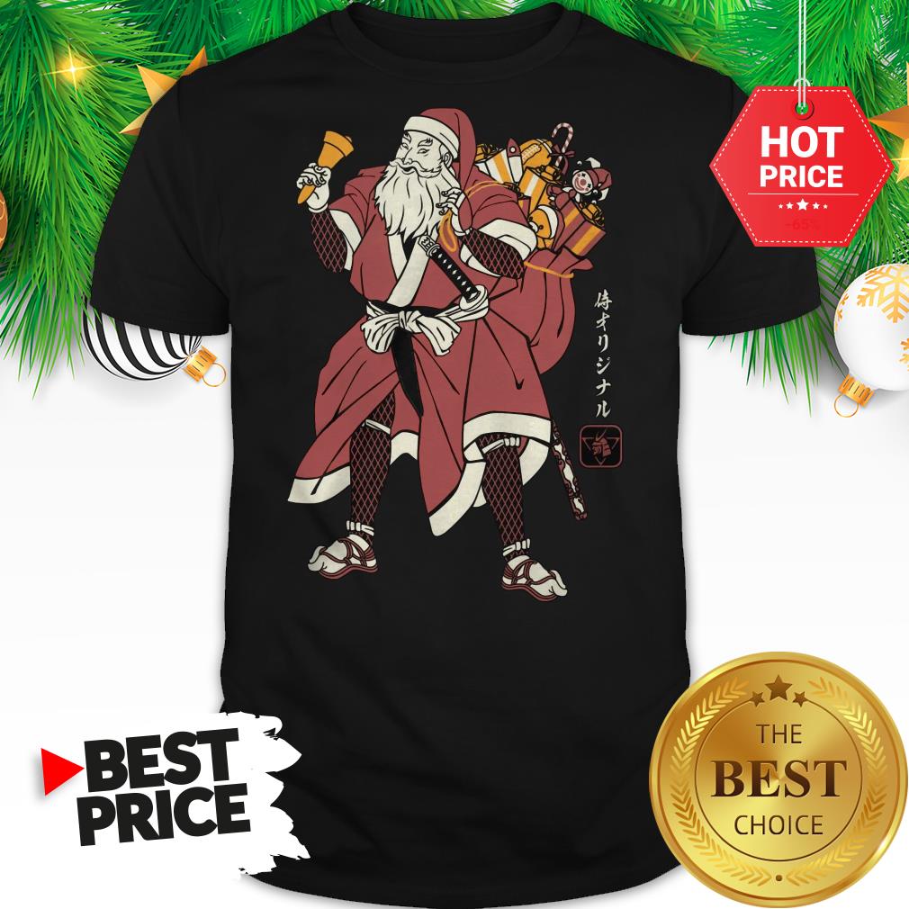 Hot Santa Samurai Funny Shirt