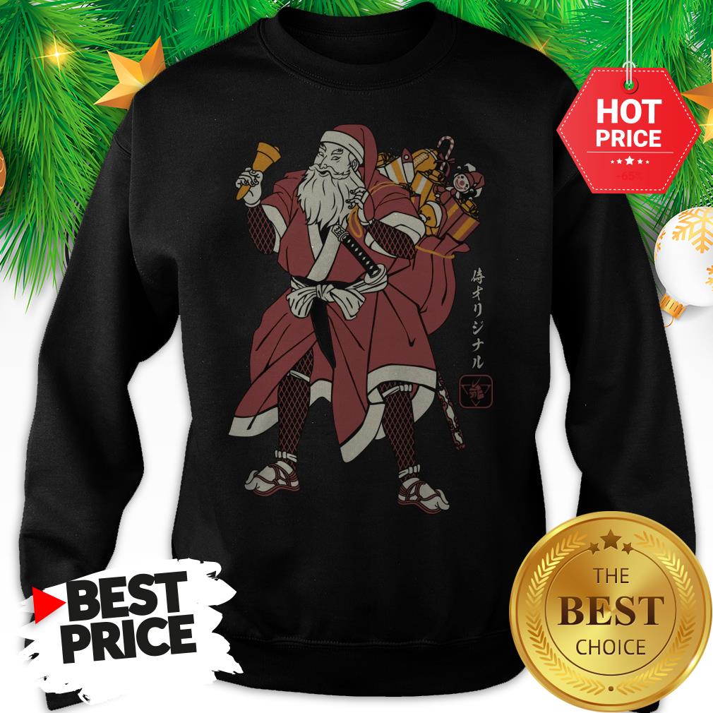 Hot Santa Samurai Funny Shirt
