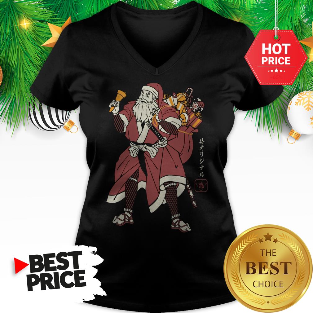 Hot Santa Samurai Funny Shirt