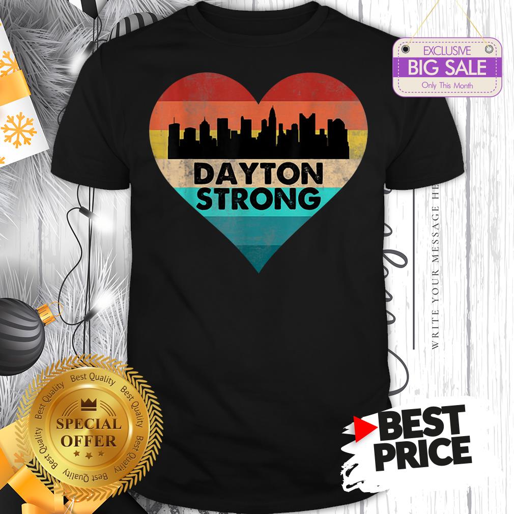 Lovely Love Dayton Strong Ohio Heart Vintage Shirt