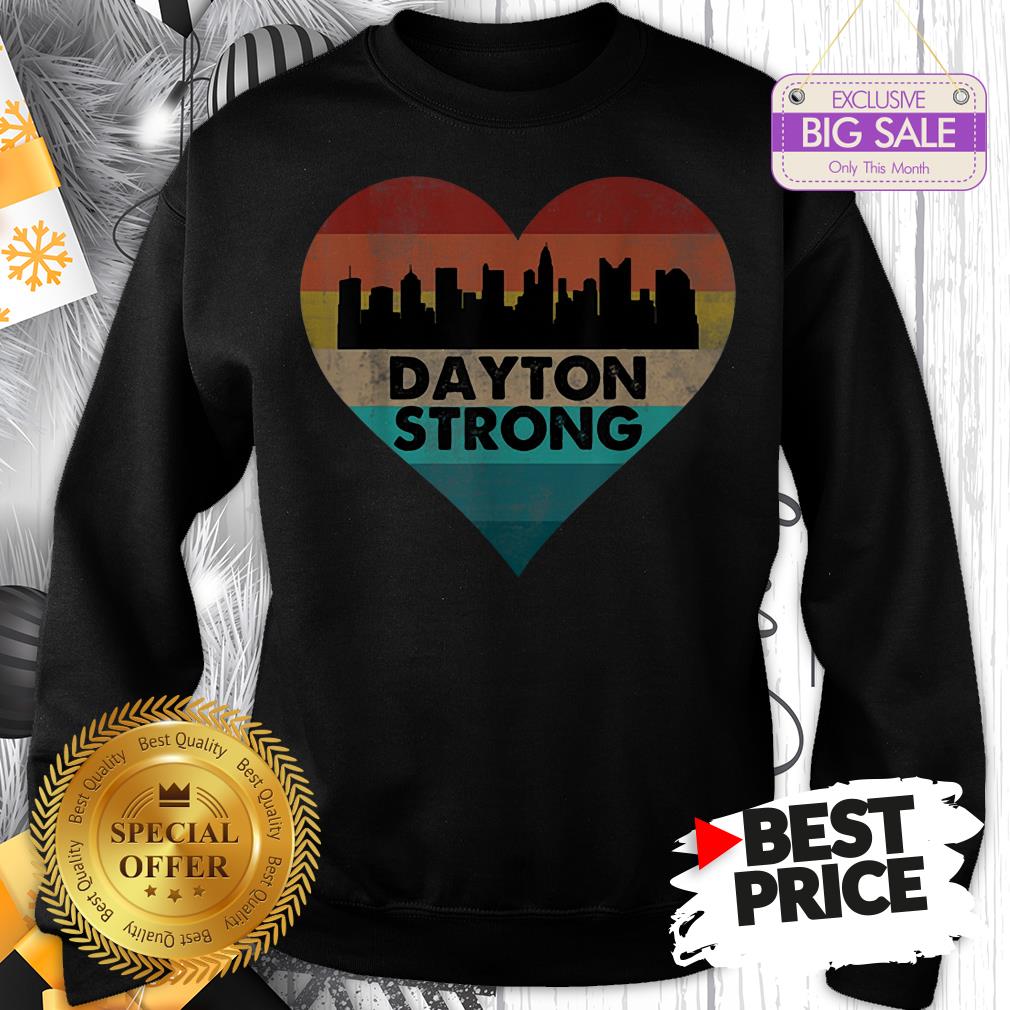 Lovely Love Dayton Strong Ohio Heart Vintage Shirt