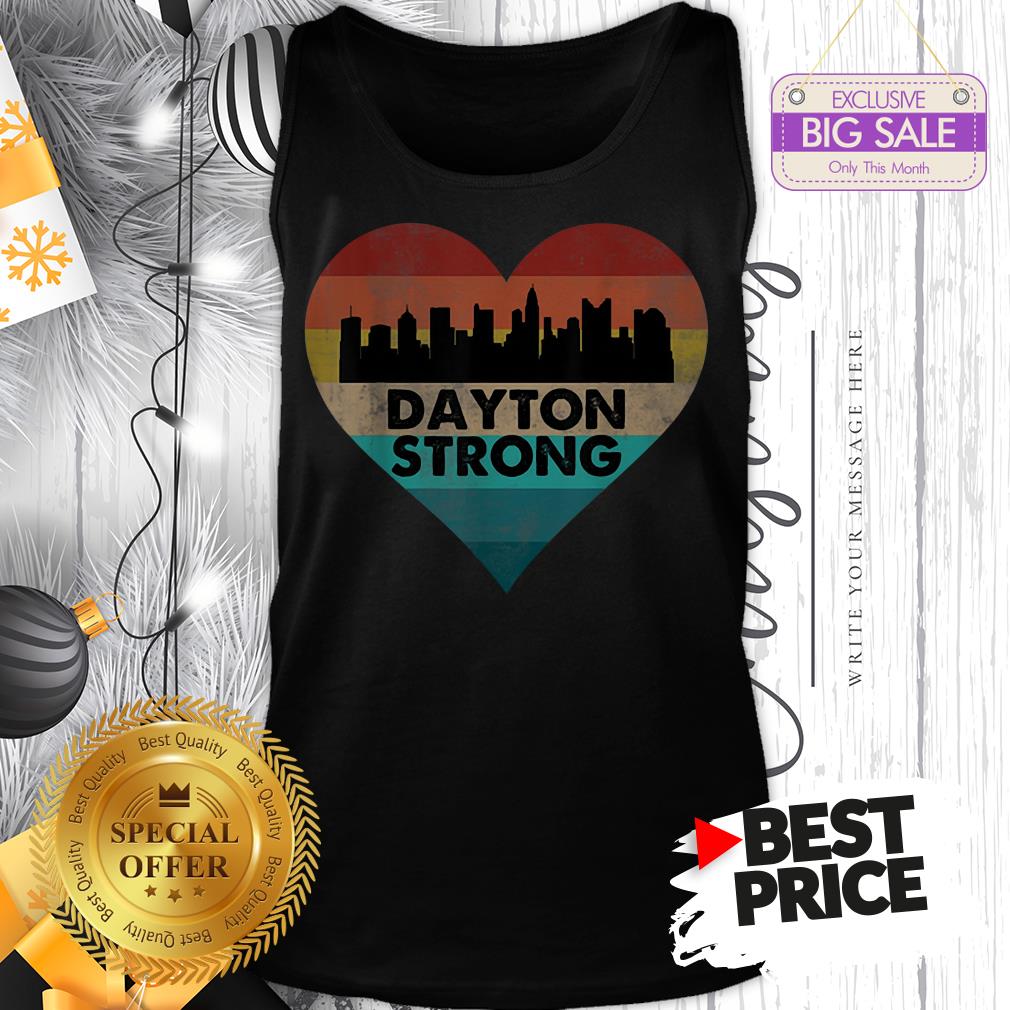 Lovely Love Dayton Strong Ohio Heart Vintage Shirt
