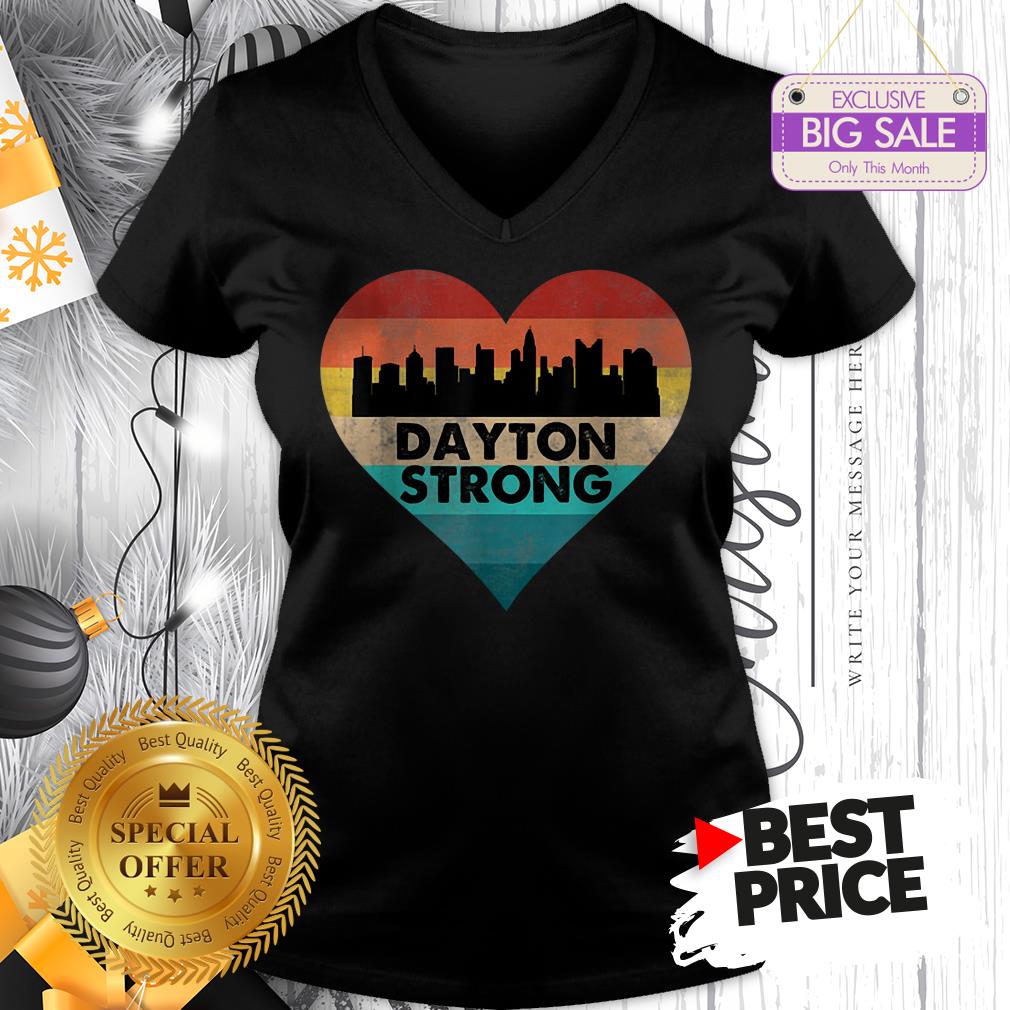 Lovely Love Dayton Strong Ohio Heart Vintage Shirt