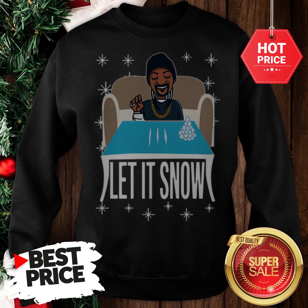 Lovely Snoop Dogg Walmart Cocaine Santa Let It Snow Shirt