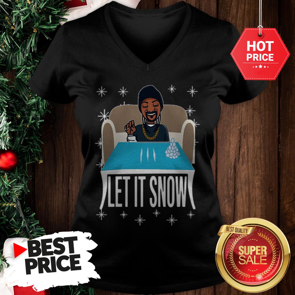 Lovely Snoop Dogg Walmart Cocaine Santa Let It Snow Shirt