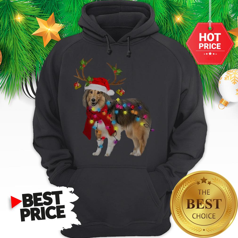 Official Sheltie Gorgeous Reindeer Light Christmas Shirt