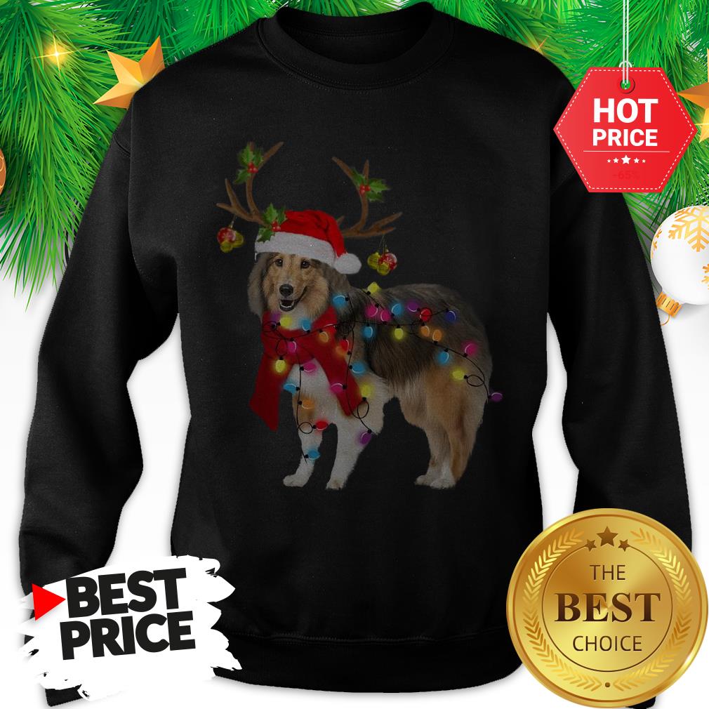Official Sheltie Gorgeous Reindeer Light Christmas Shirt