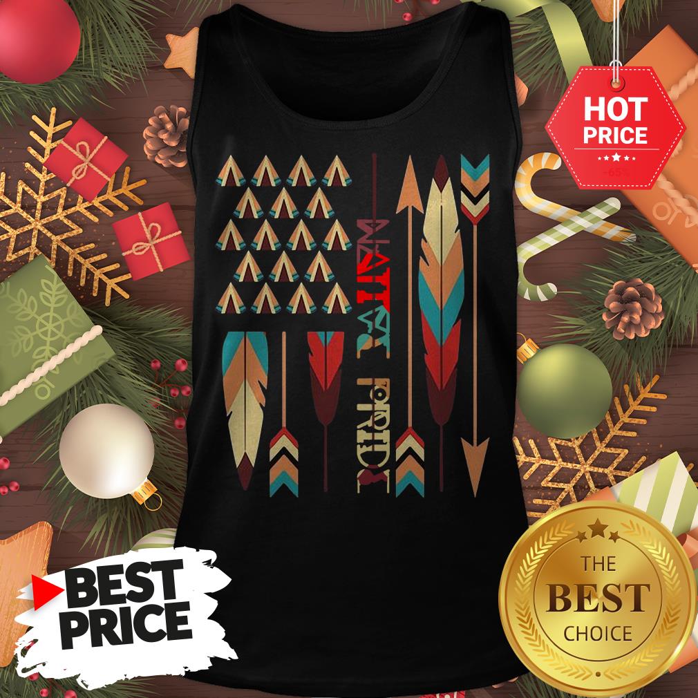 Top Native American Feather American Flag Apparel Shirt