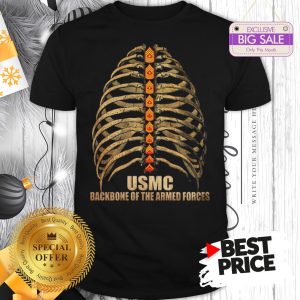 Official USMC Backbone Of The Armed Forces Vintage Shirt