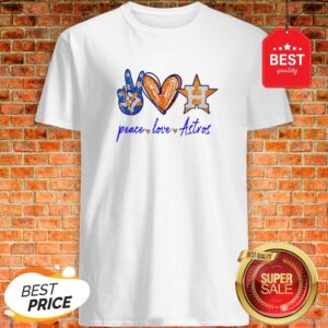 Official Peace Love Houston Astros Shirt