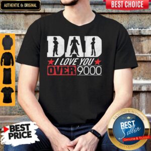 Top Dragon Ball Dad I Love You Over 9000 Star Shirt