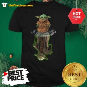 Official The Mandalorian Yoda Star Wars Water Reflection Shirt