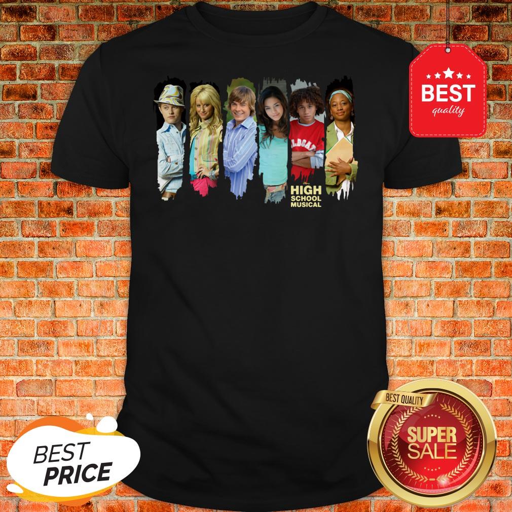 Official Disney Channel High School Musical Characters Shirt