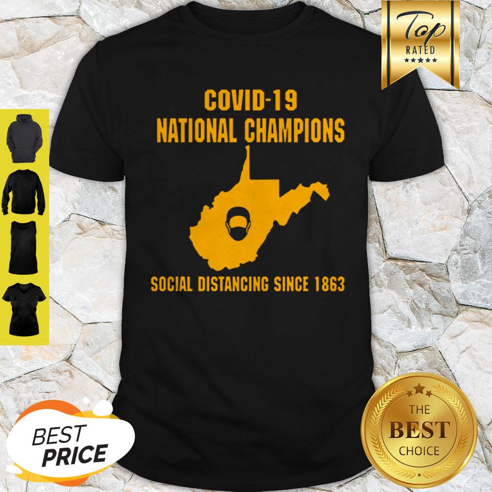Covid-19 National Champions Social Distancing Since 1863 Shirt